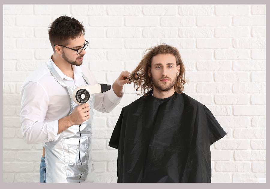 alisamento em cabelo masculino