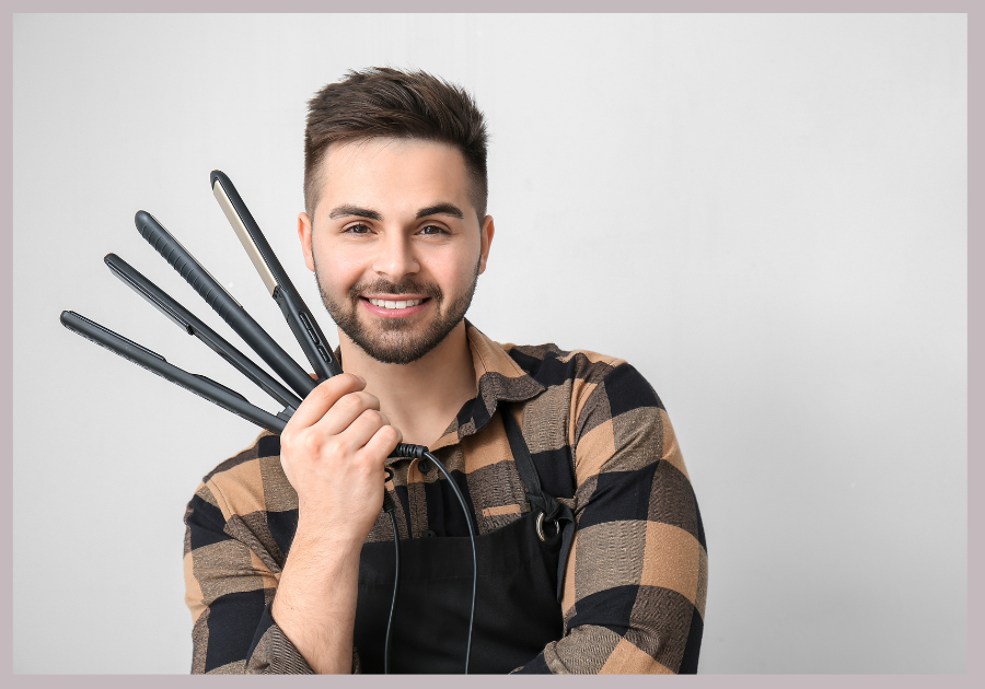 alisamento em cabelo masculino